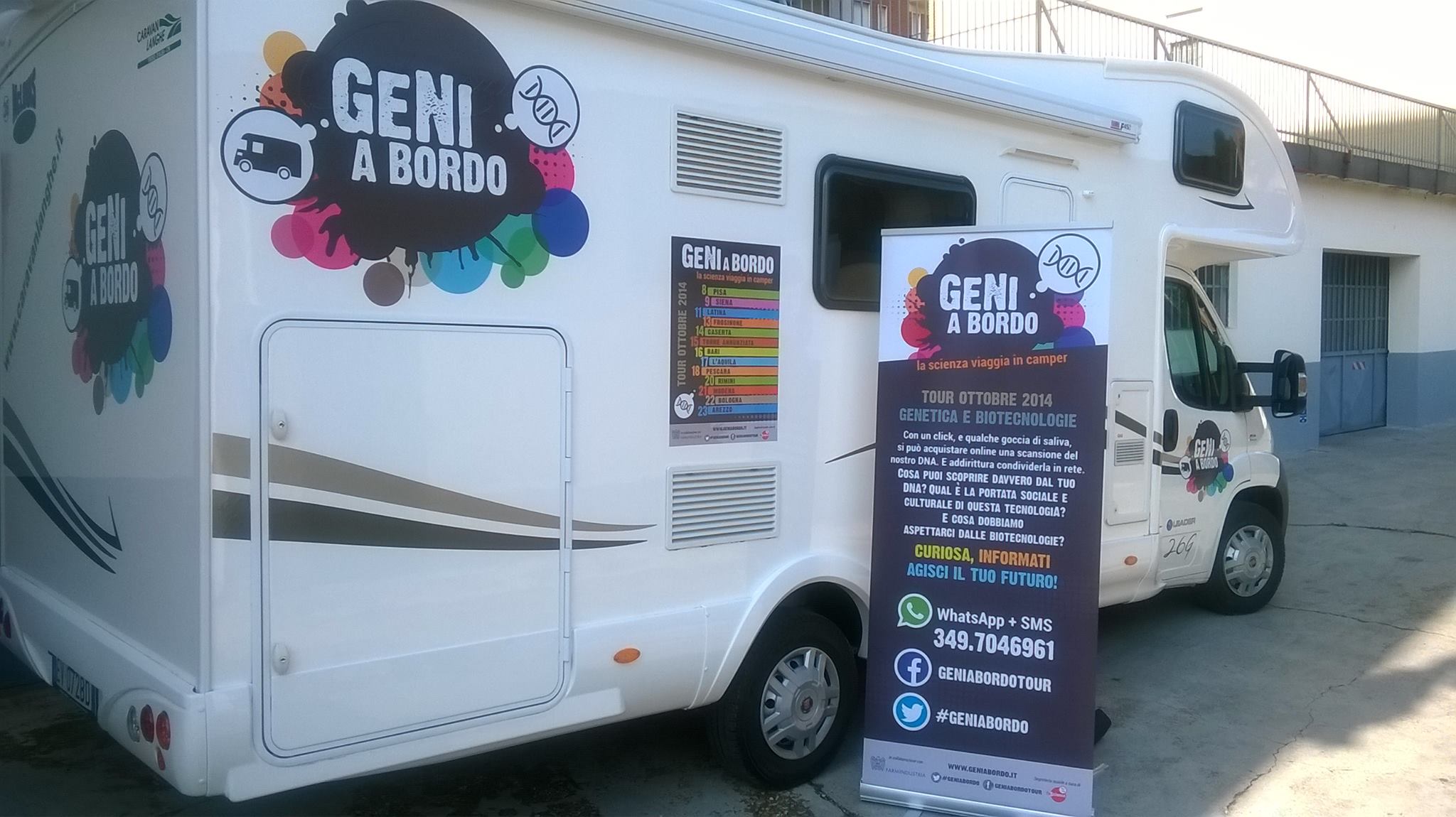 Geni a Bordo: la scienza viaggia in camper