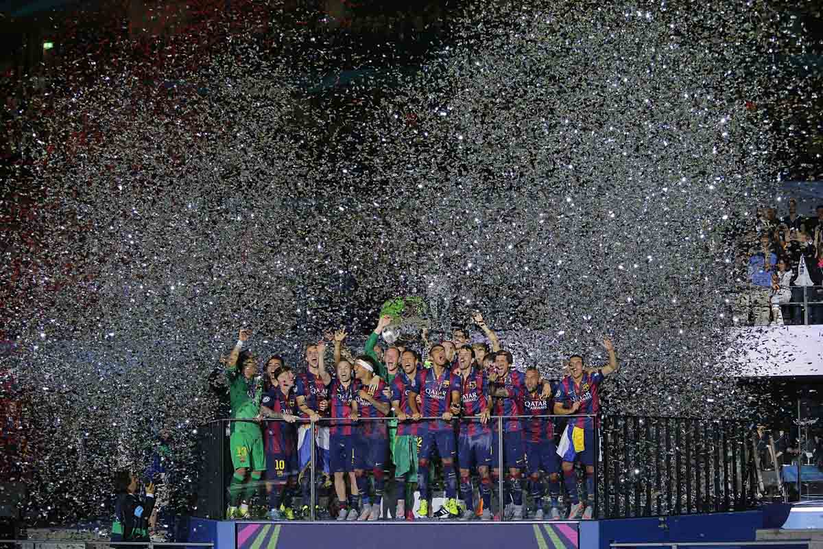 Champions: Juventus-Barcellona, le foto della finale