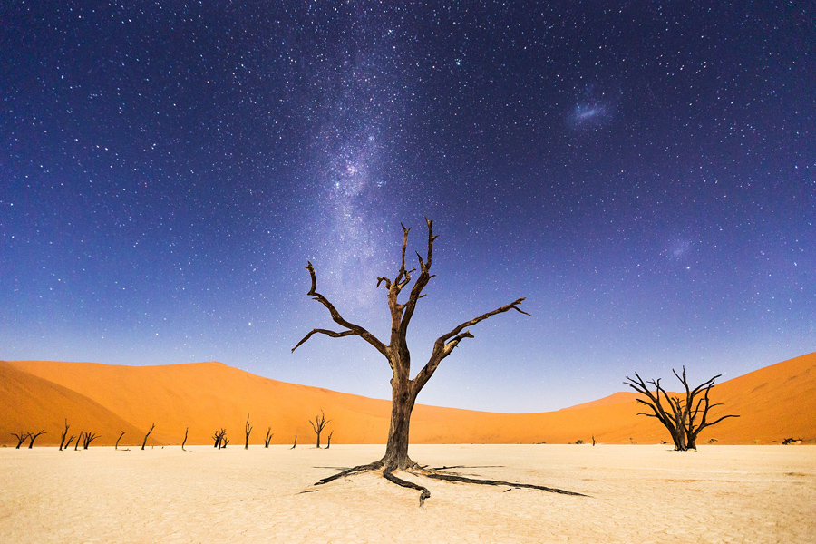 Menzione speciale, A night at Deadvlei, Windhoek, Namibia. (Beth McCarley, National Geographic traveler photo contest)