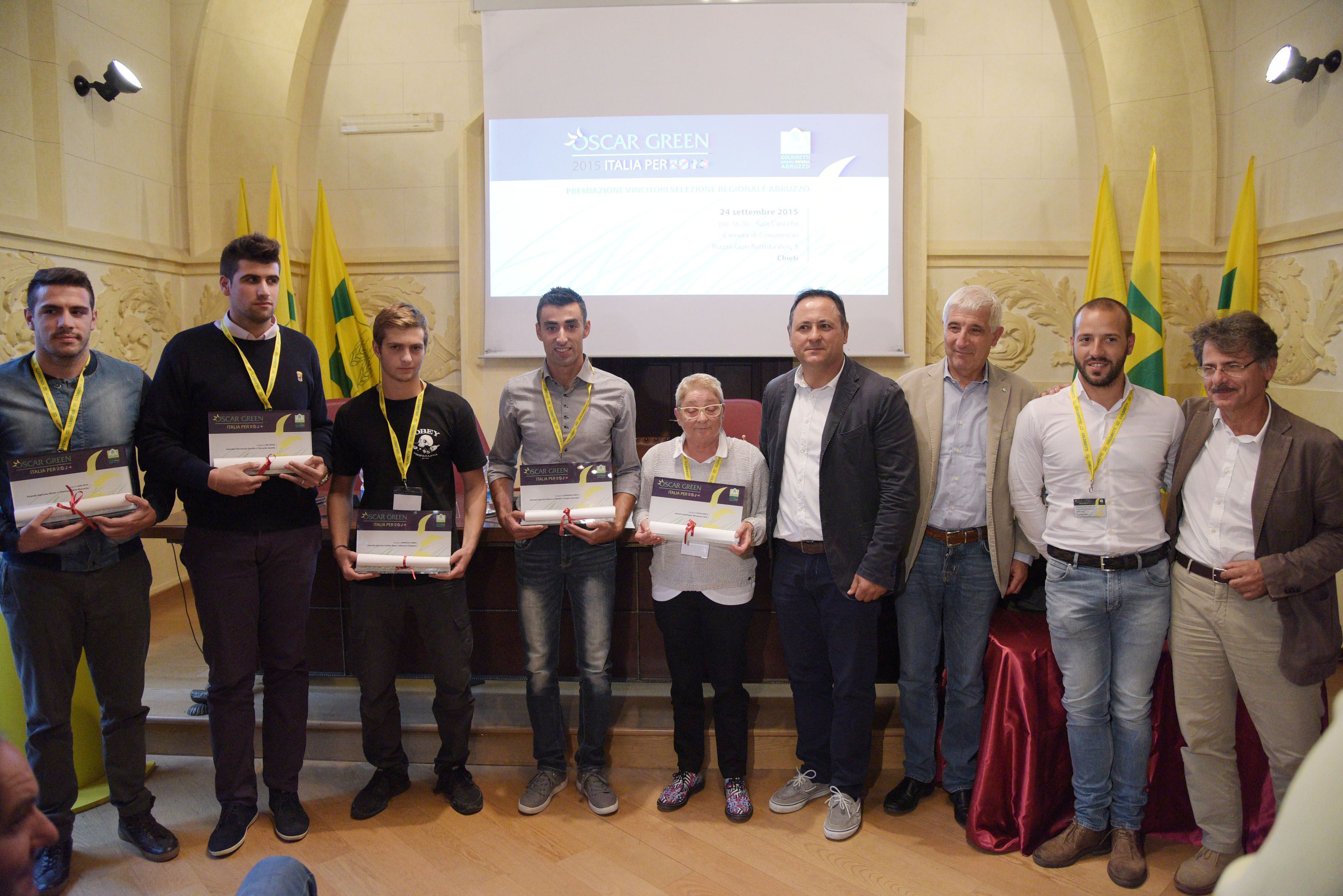Oscar Green 2015: proclamati a Chieti i vincitori abruzzesi