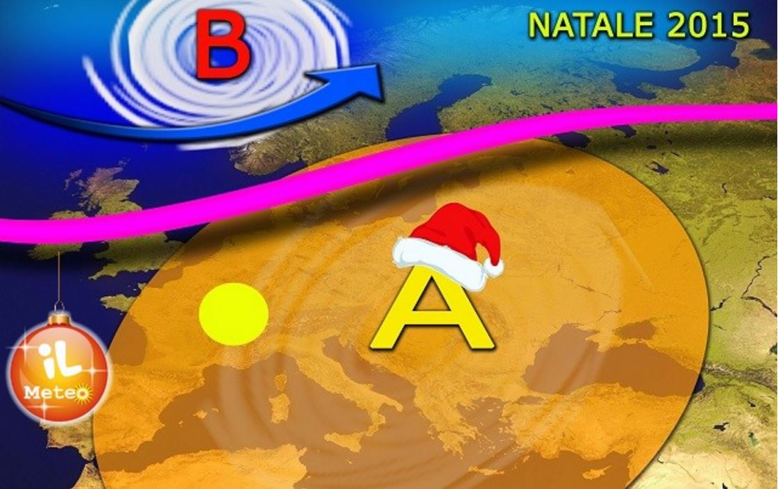 Meteo: a Natale niente neve