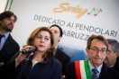 Inauguration of Swing train in L'Aquila