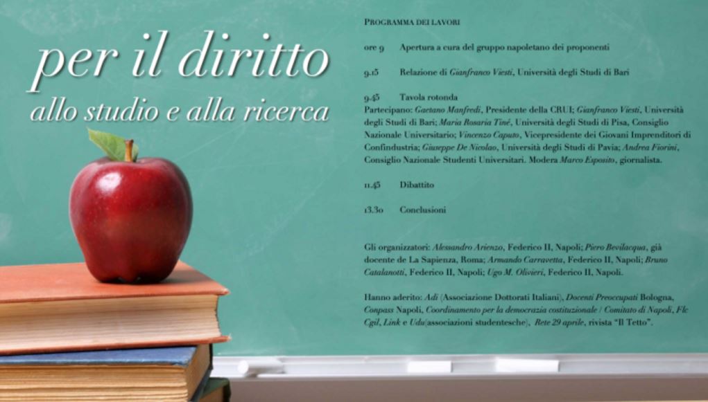 Mobilitazione per il diritto allo studio e alla ricerca