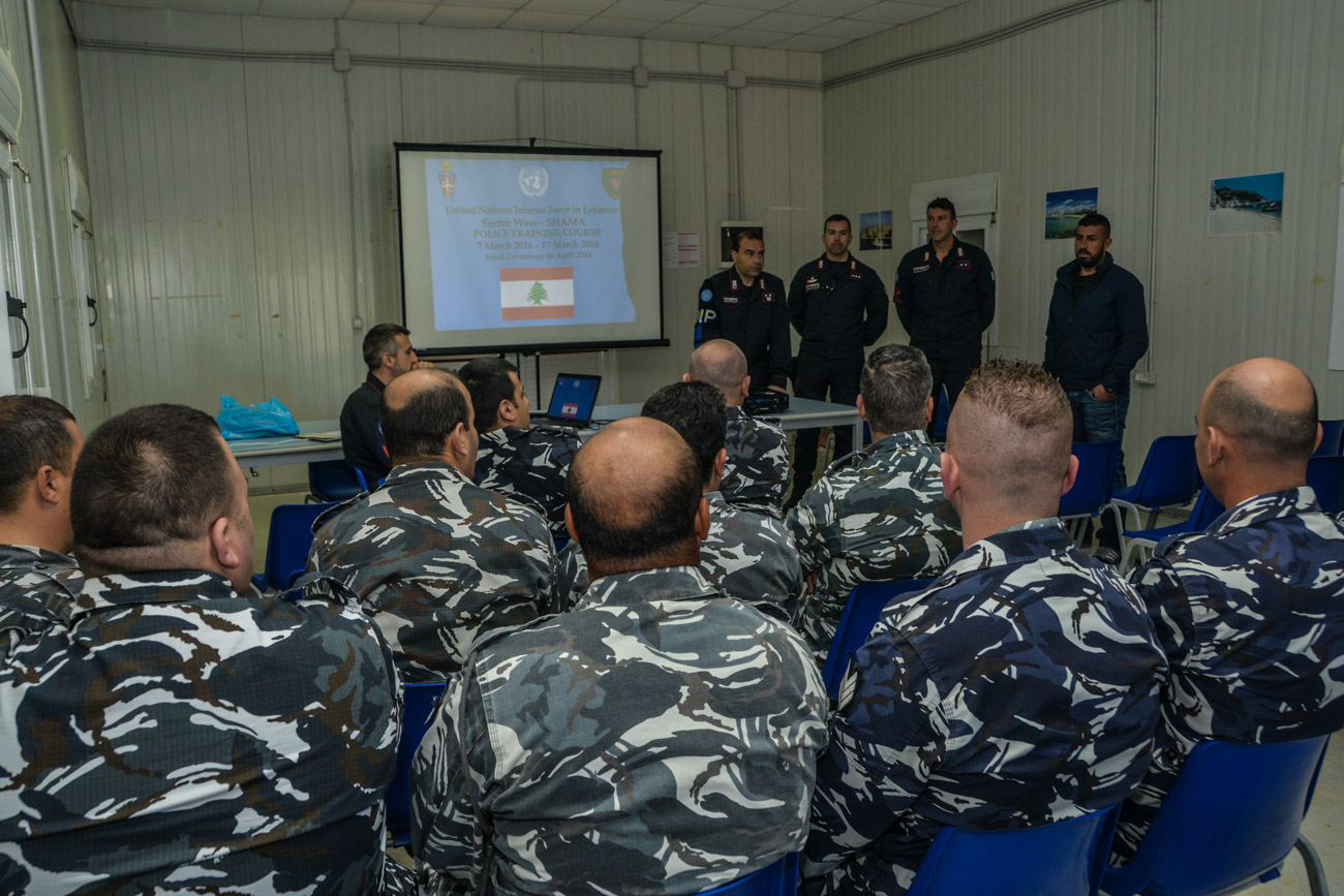 Libano: i carabinieri di UNIFIL formano la polizia libanese