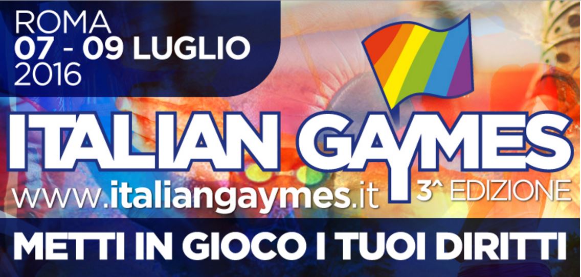 Diritti gay: a Roma terza edizione degli Italian Gaymes
