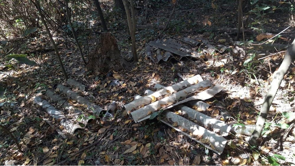 Roma, scoperta a Villa Pamphili una discarica con Eternit