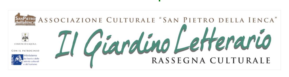“Il Giardino Letterario”: quarto appuntamento Domenica 3 luglio alle ore 17,30
