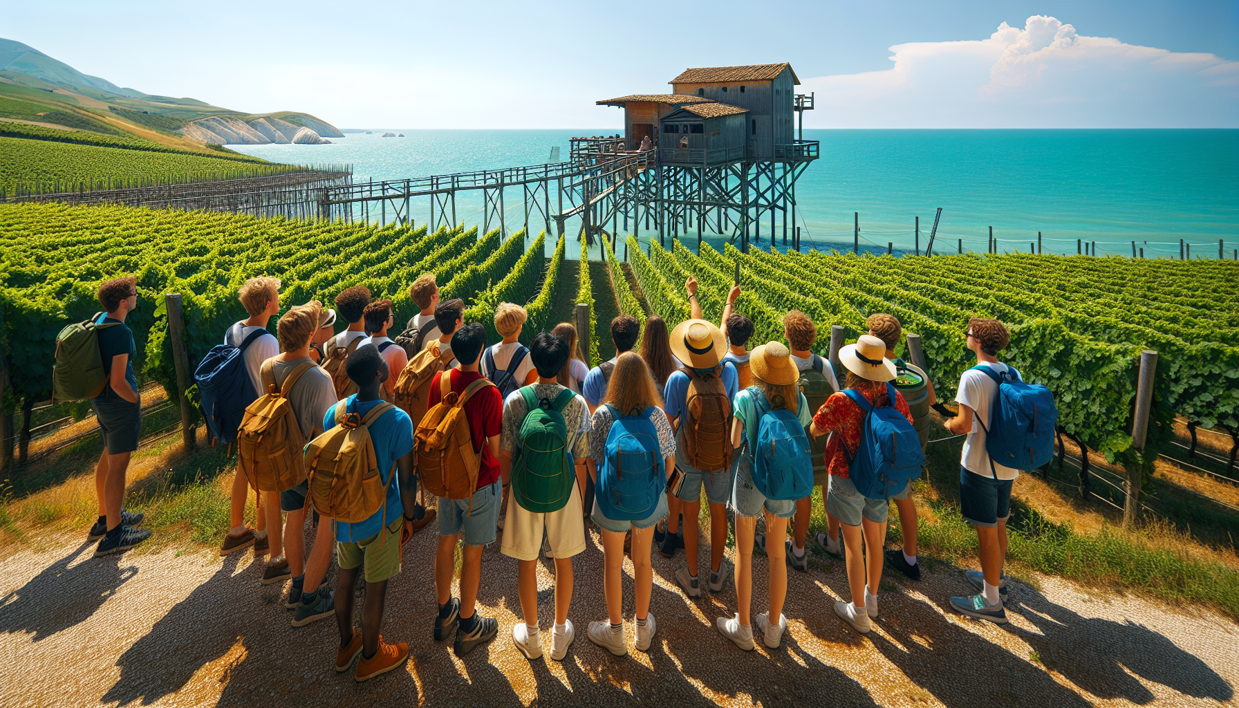 Dalla South Carolina ai sapori d’Abruzzo: studenti in tour tra Costa dei Trabocchi e Cantina Frentana
