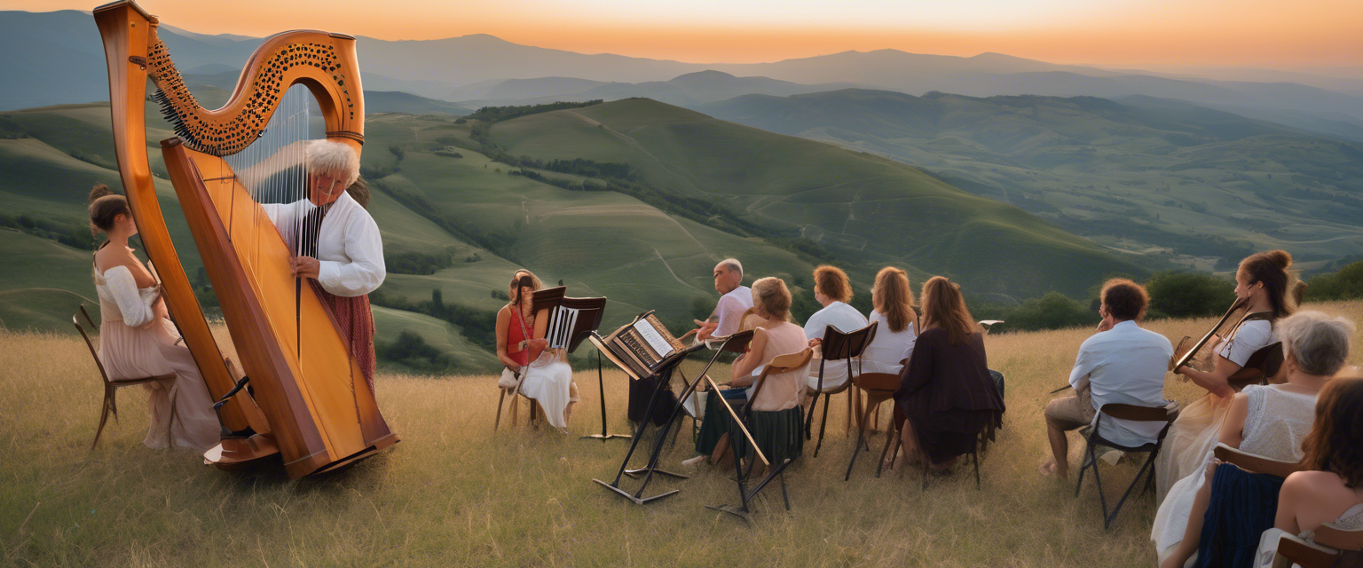 Ampia partecipazione ai concerti d’arpa sulle vette di Gioia dei Marsi