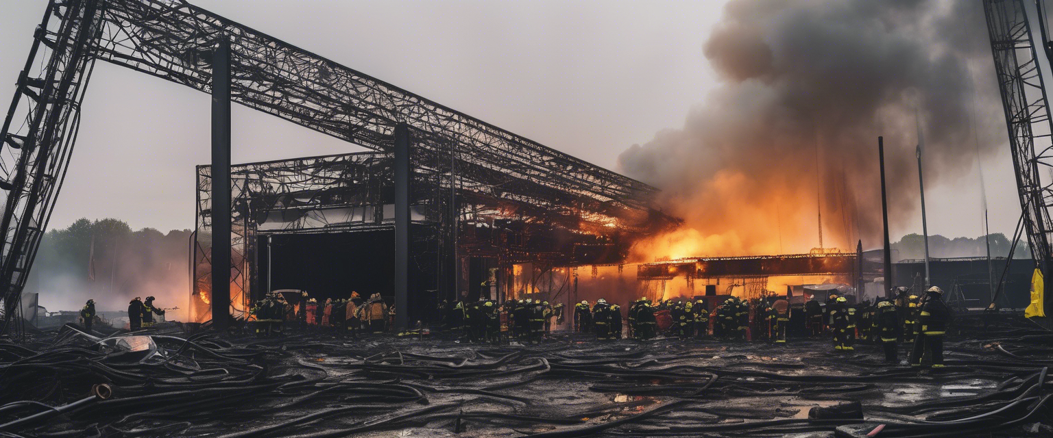 Incendio al Tomorrowland: palco devastato e apprensione al festival belga di musica elettronica