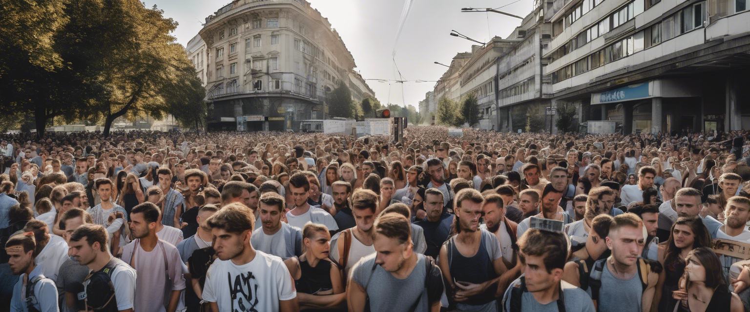 A nove mesi dal crollo della stazione di Novi Sad, in Serbia tornano le proteste