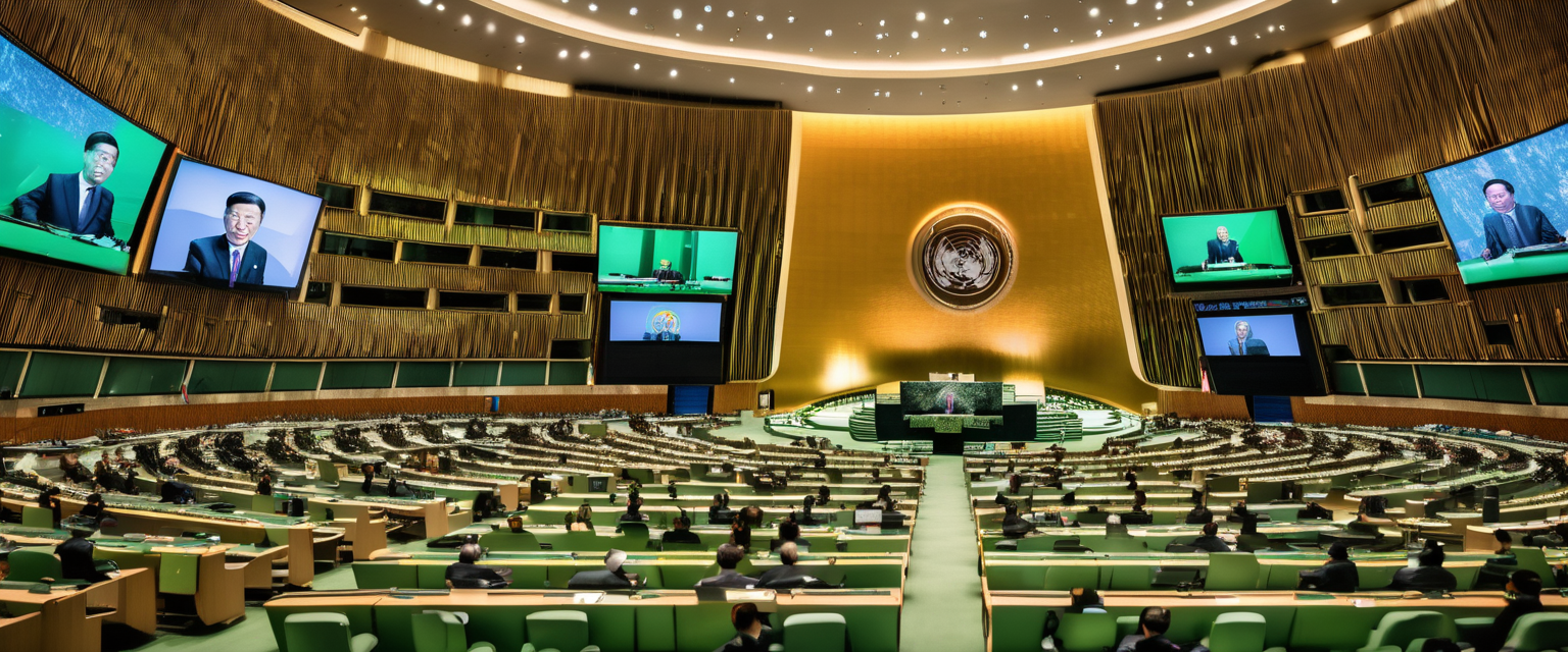 Sul palco dell’Onu Xi annuncia: Pechino punta a tagliare i gas serra del 7-10% entro il 2035