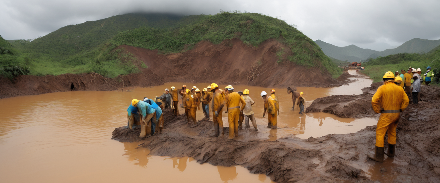 Allagata una miniera d’oro in Venezuela, 14 minatori perdono la vita