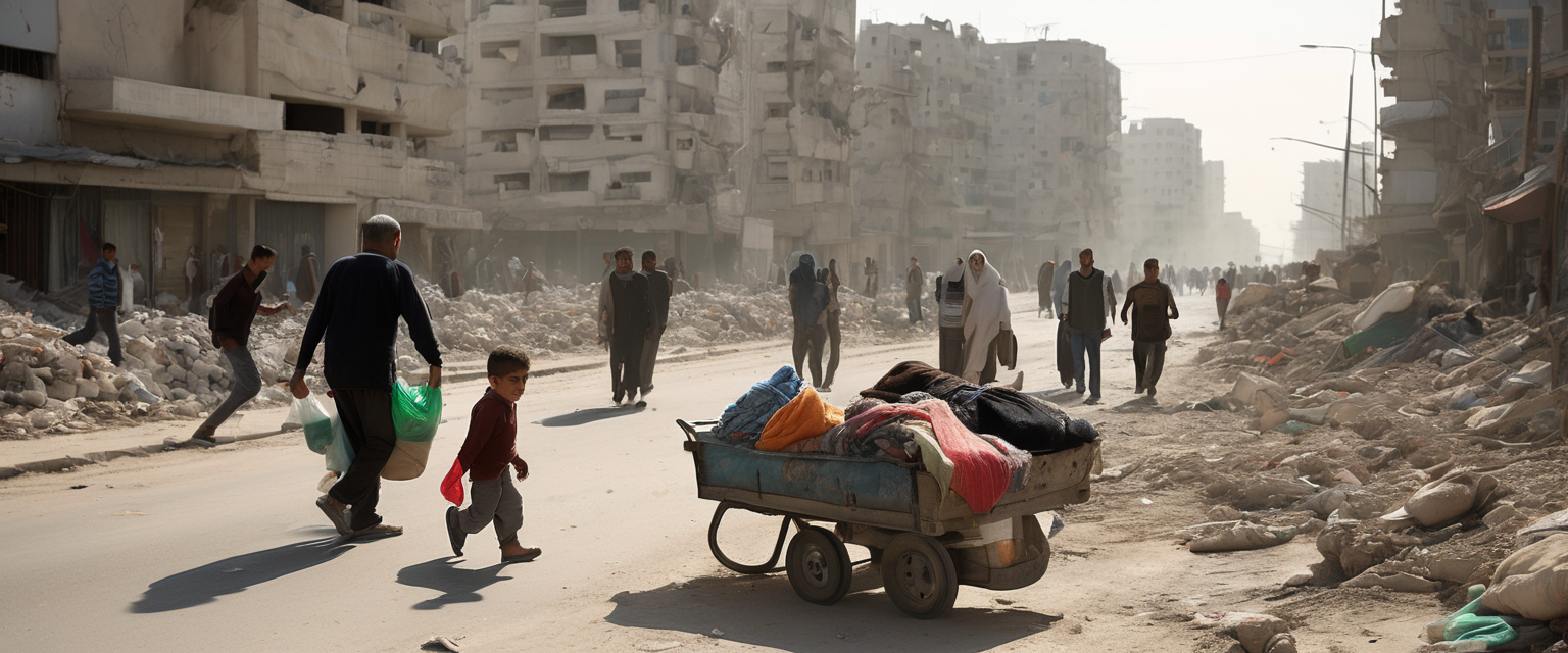 Gaza, rientro nella Striscia ridotta in macerie
