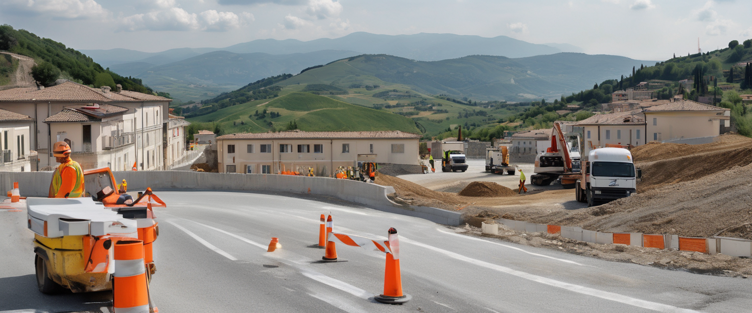 L’Aquila affida un appalto da 1,7 milioni per la nuova strada di accesso al polo scolastico di Gignano