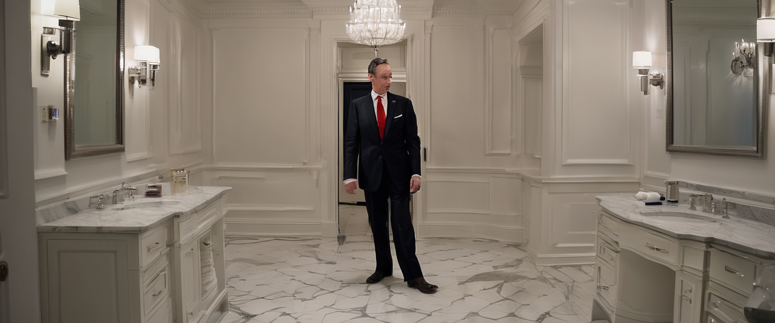 Trump avvia la ristrutturazione di un bagno alla Casa Bianca