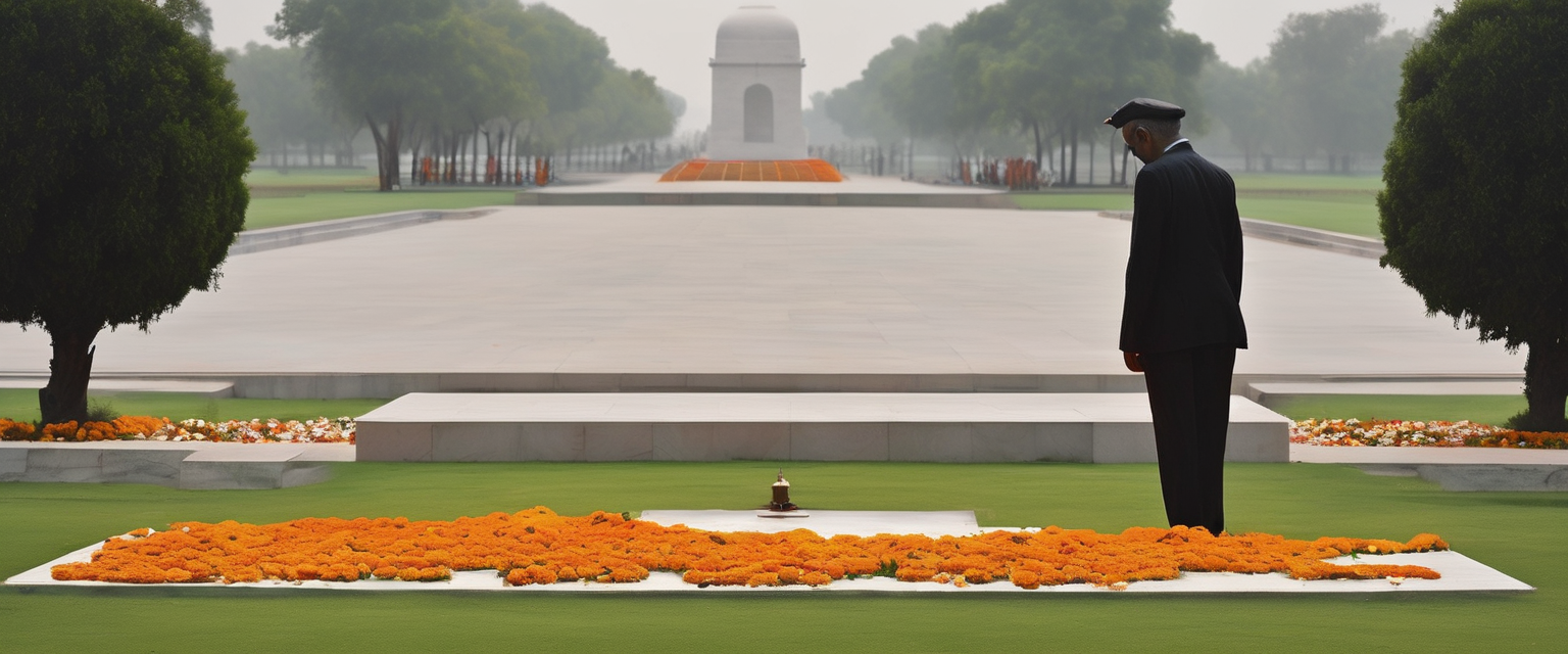 Al mausoleo di Gandhi a New Delhi, Putin sostiene che la Russia difende gli ideali gandhiani