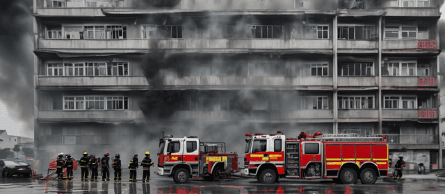Almeno dodici persone muoiono in un incendio in un edificio nel sud della Cina
