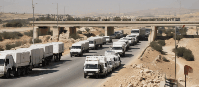Israele riattiva il passaggio degli aiuti giordani verso Gaza