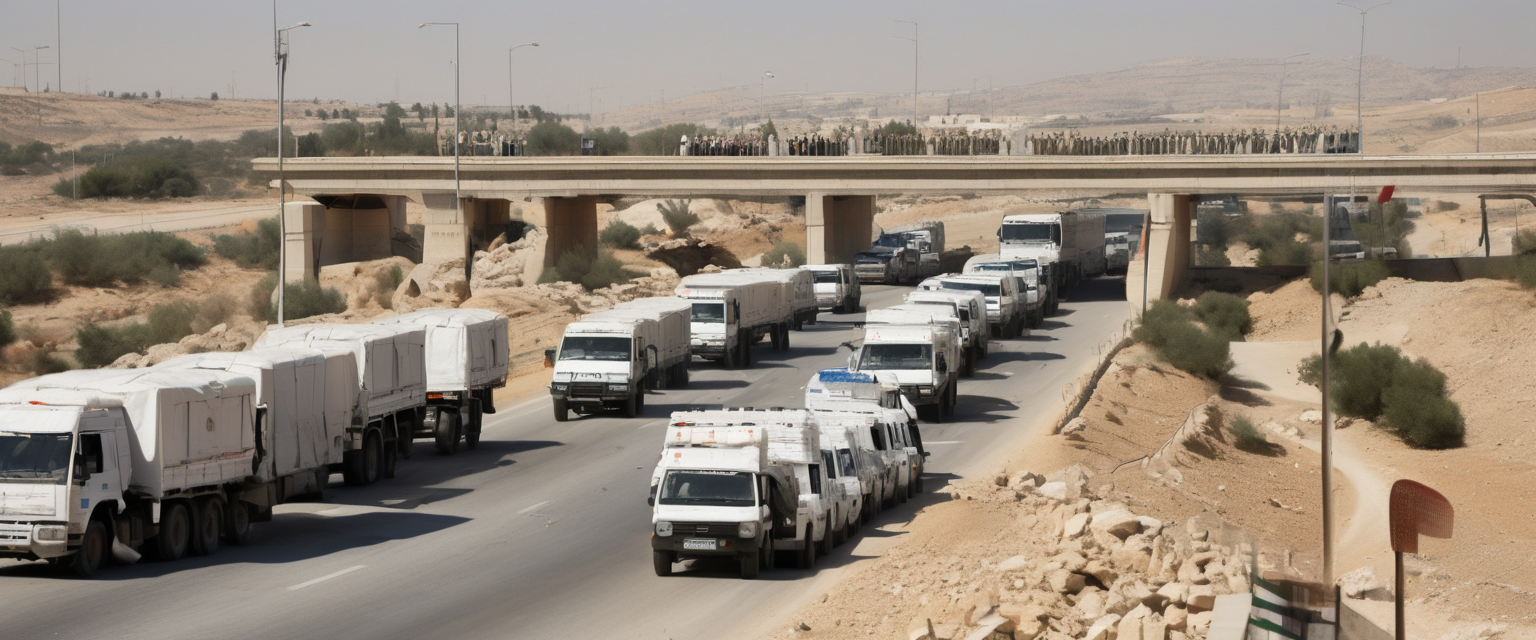 Israele riattiva il passaggio degli aiuti giordani verso Gaza