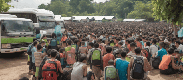 Oltre 400mila thailandesi trasferiti dalle aree di confine con la Cambogia