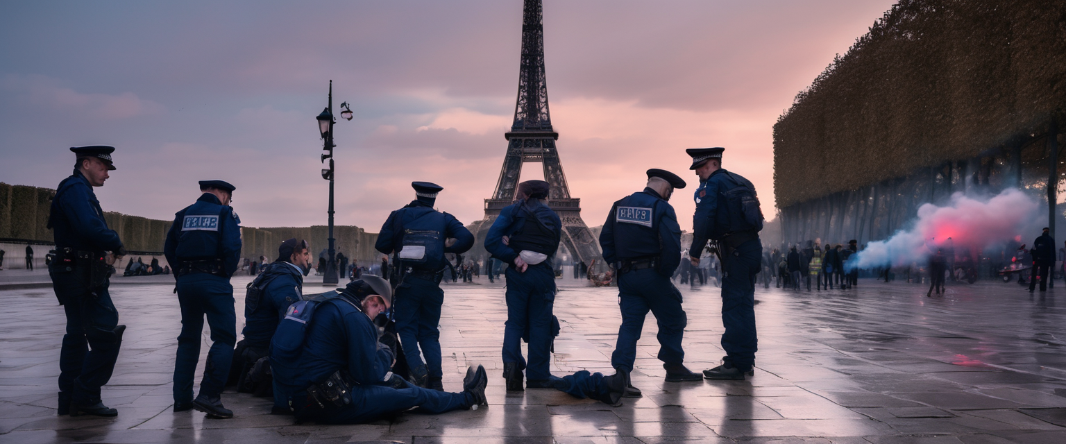 Spettacolo pirotecnico alla Torre Eiffel: 40 arresti