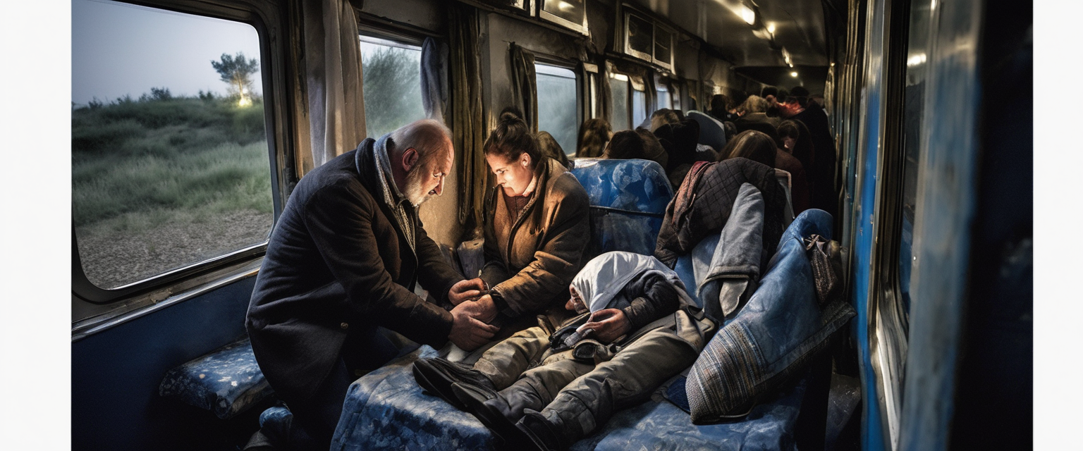 Padre e figlio soccorrono i feriti del treno deragliato in Spagna prima dell’arrivo dei soccorsi