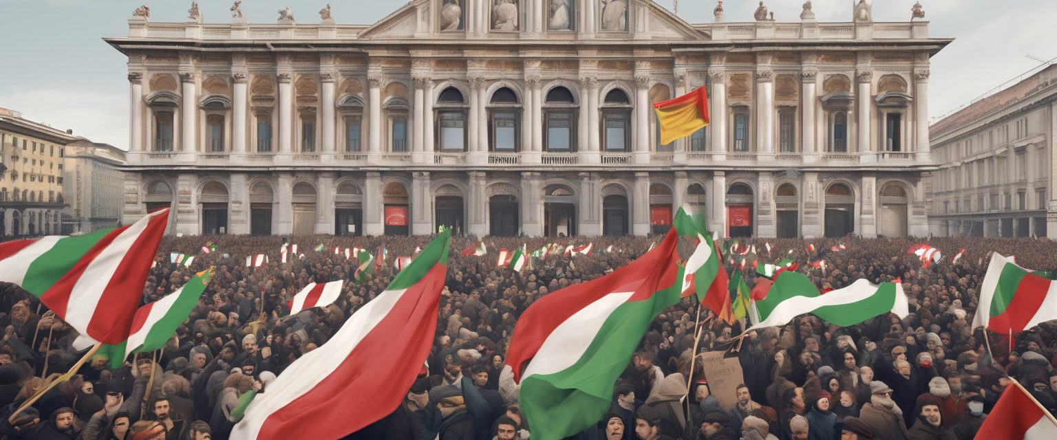Quattromila a Milano per protestare contro il regime iraniano degli Ayatollah