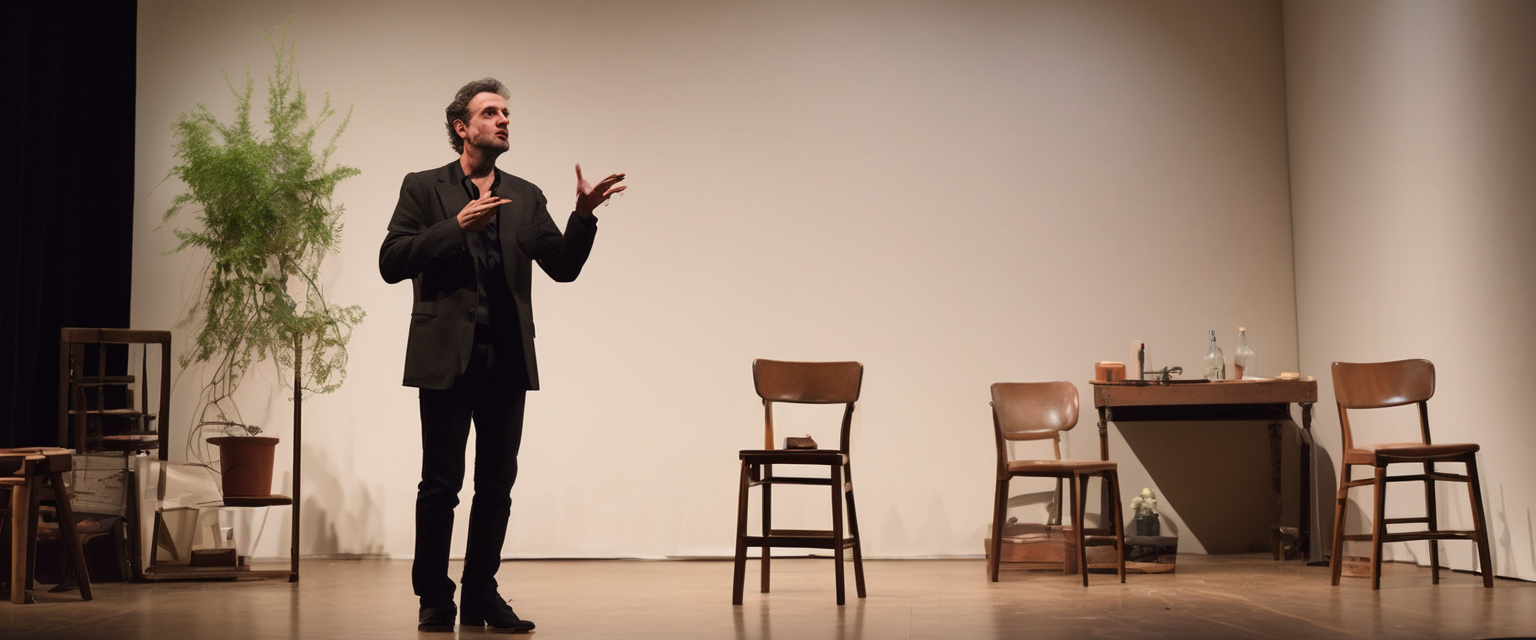 ‘Favole Insostenibili’ in scena al F’Art: la performance teatrale di Giorgio Cardinali