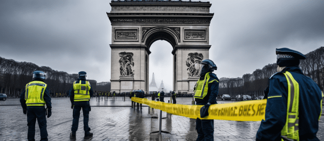 Gendarme ferito all’Arco di Trionfo di Parigi: inchiesta per terrorismo, aggressore deceduto