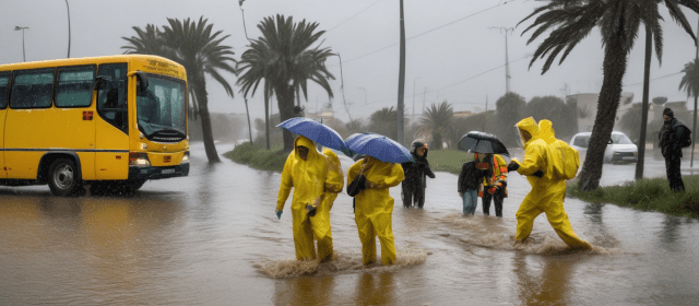 Intense intemperie in Andalusia: scuole sospese e 900 evacuati