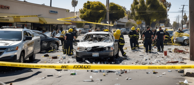 Tre morti e alcuni feriti nell’impatto di un’auto contro un supermercato a Los Angeles