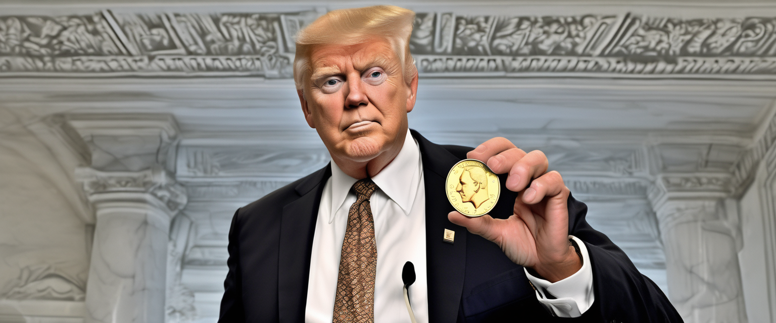 Gli Stati Uniti autorizzano l’emissione di una moneta d’oro con il ritratto di Donald Trump