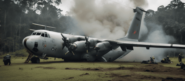 In Colombia un velivolo militare si schianta subito dopo il decollo