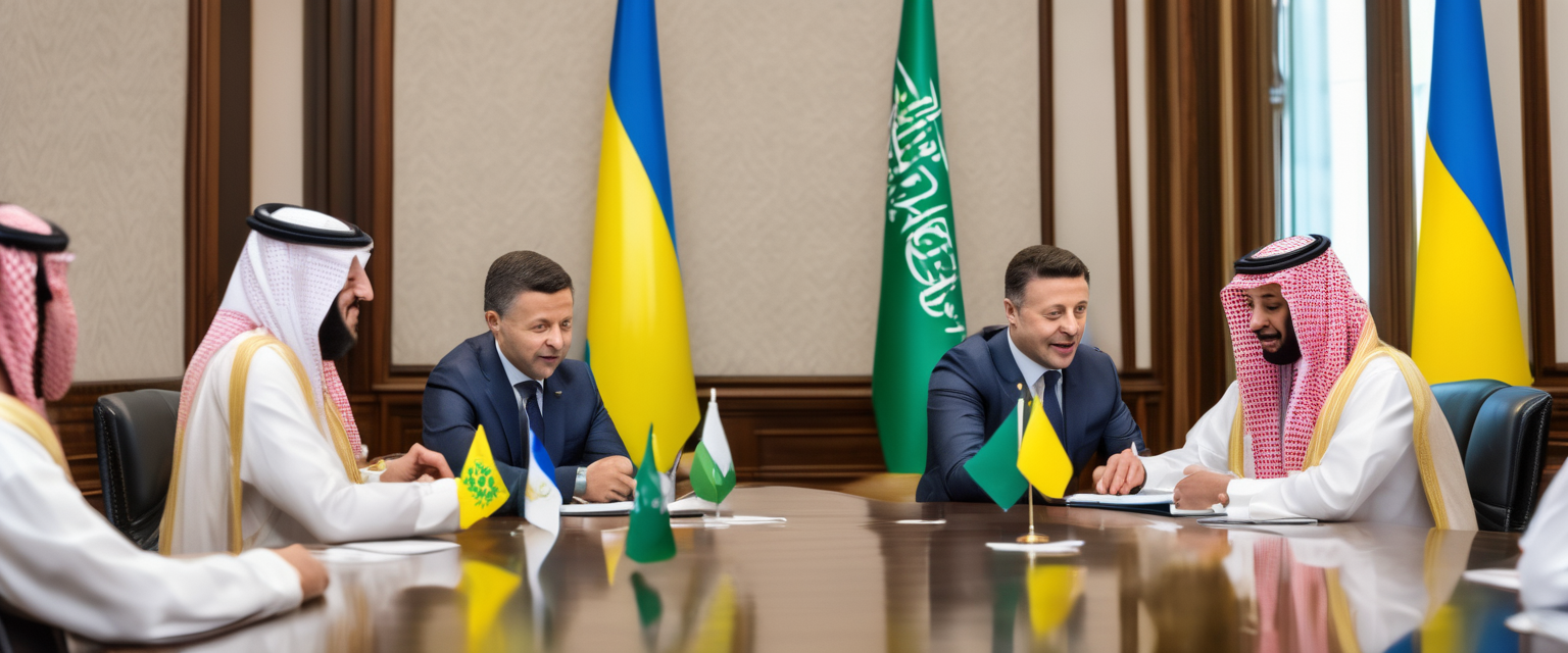 Zelensky e Riad siglano un’intesa per la cooperazione difensiva