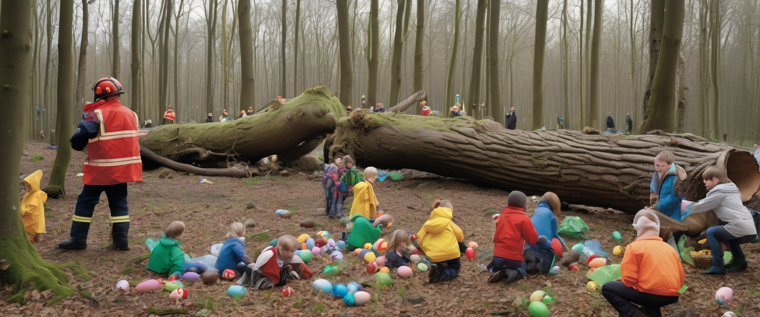 In Germania cedimento di un albero durante la caccia alle uova di Pasqua provoca tre vittime