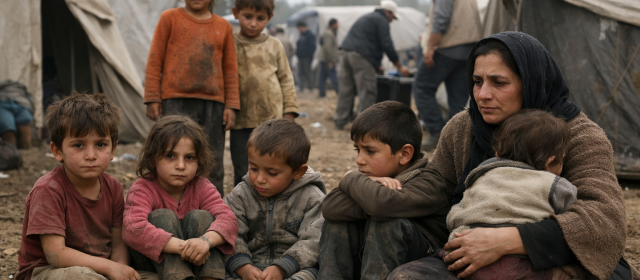 Nel 2025 oltre 35.000 bambini al giorno costretti a fuggire per i conflitti