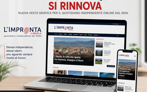 L’Impronta L’Aquila si rinnova: nuova veste grafica per il quotidiano indipendente dal 2004