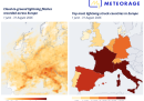 Temporali estate 2026: quasi 300.000 fulmini nube-terra rilevati in Italia, il Paese più colpito d’Europa