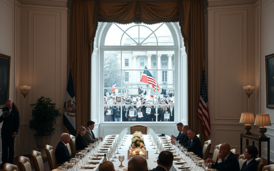 Trump e Xi a cena: negato l’accesso a Cnn e MsNow, boicottaggio del pool tv