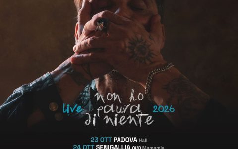 Fabrizio Moro: parte il tour ‘Non ho paura di niente Live 2026’