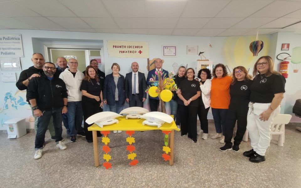 Bilance pediatriche donate alla Clinica di Chieti